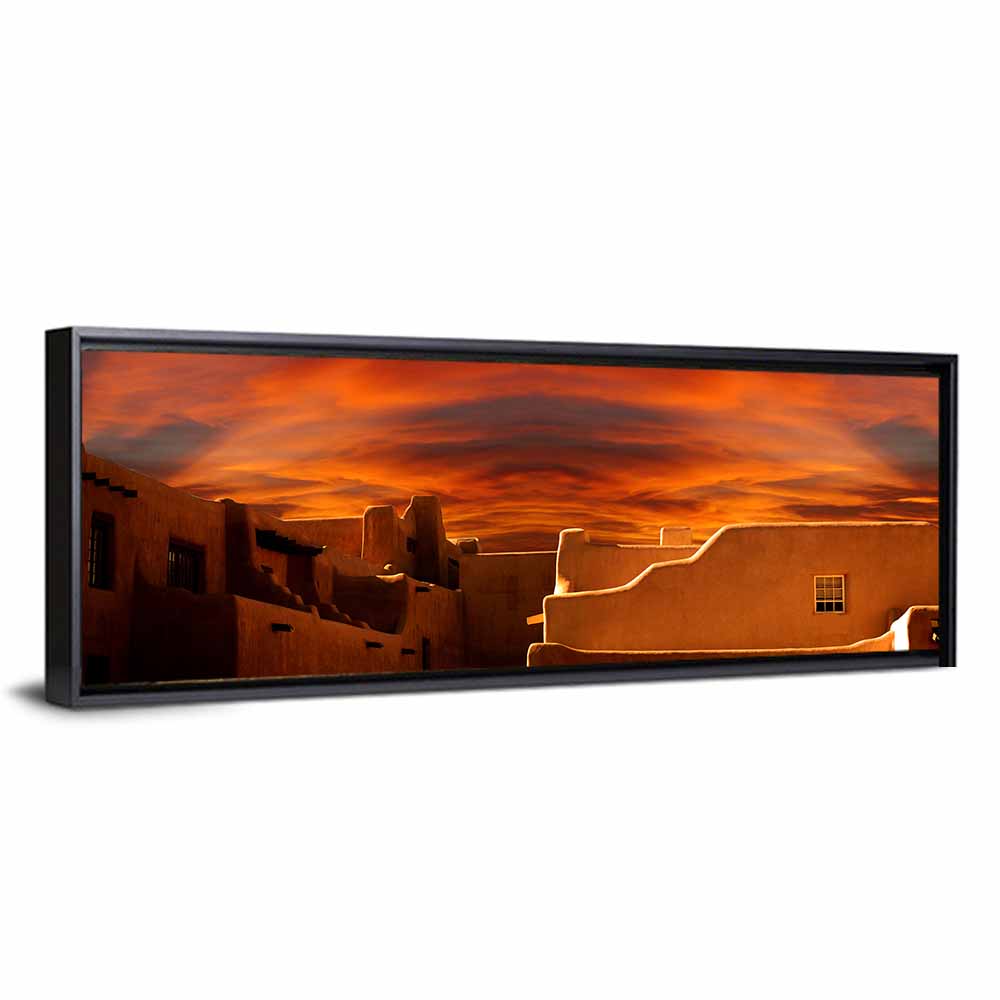 Santa Fe Museum Sunset Wall Art