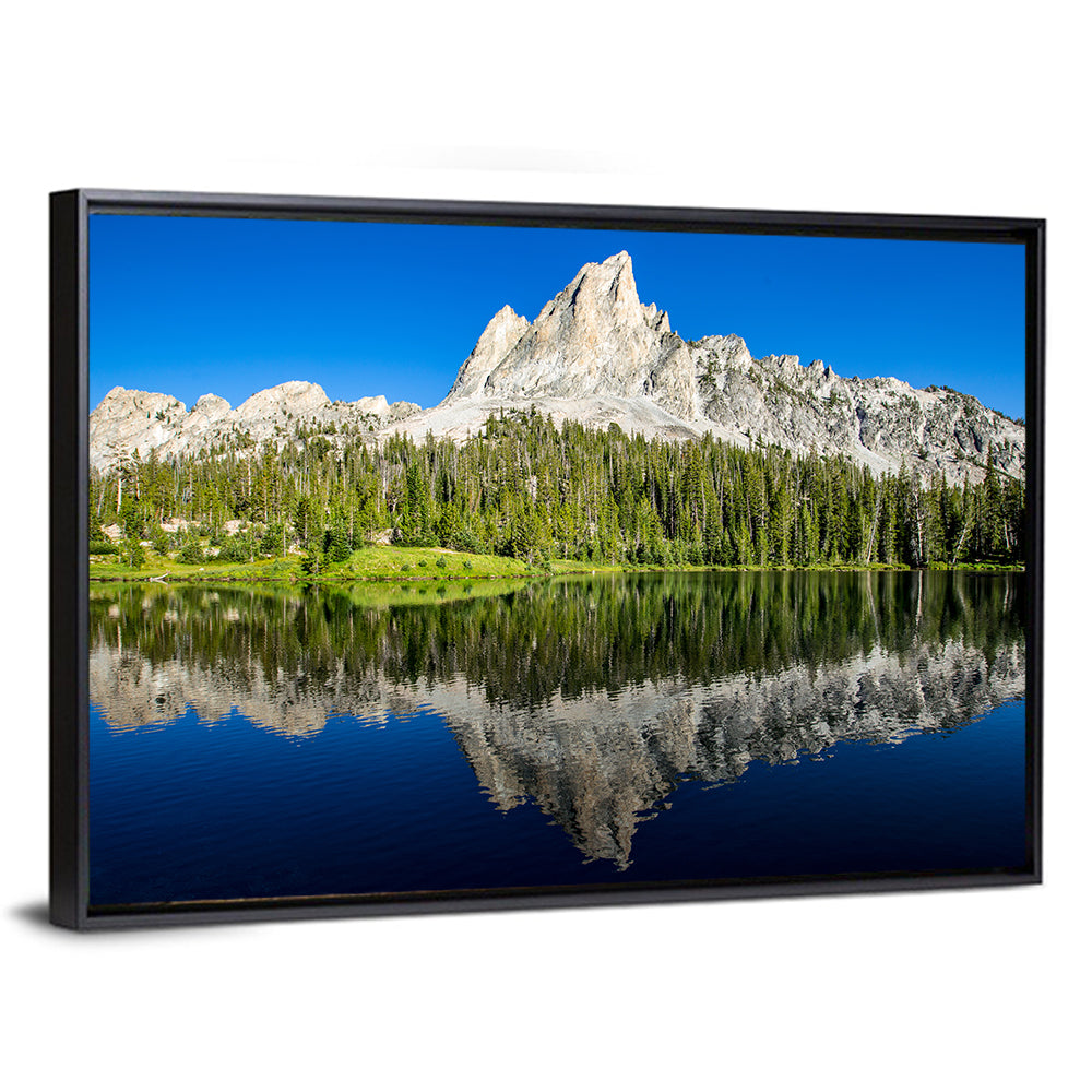 Sawtooth Peaks at Alice Lake Wall Art
