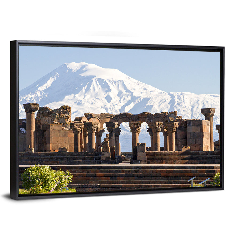 Zvartnots Cathedral and Mount Ararat Wall Art