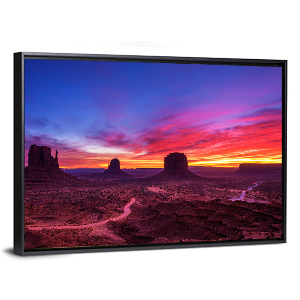 Monument Valley Arizona Sunset Wall Art