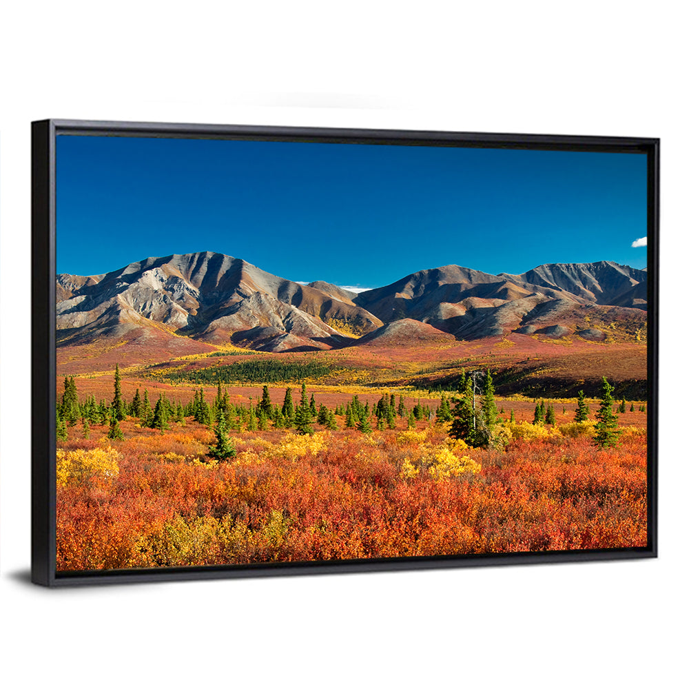 Denali Autumn Peaks Wall Art