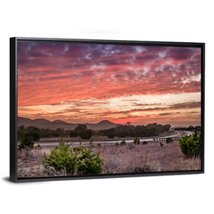 Texas State Highway 16 Sunset Wall Art