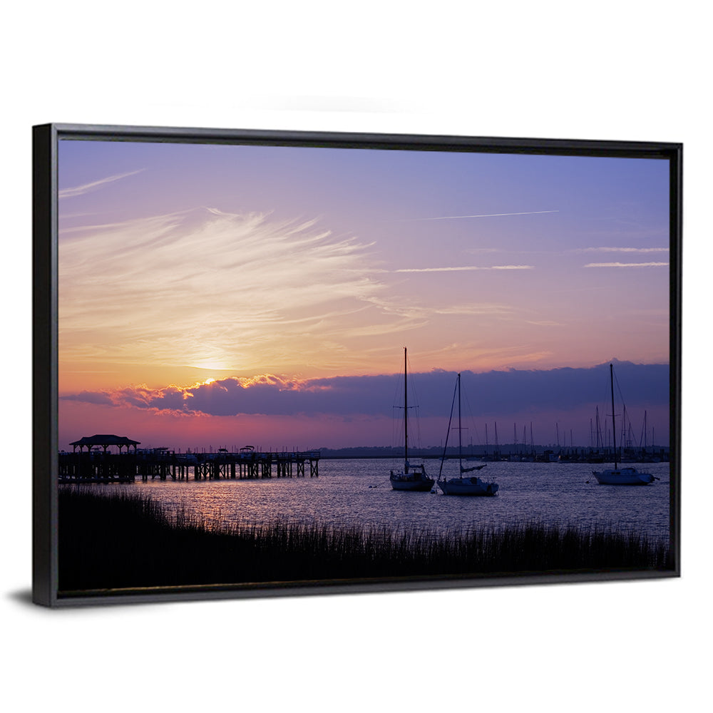 South Carolina Coastal Harbor Wall Art