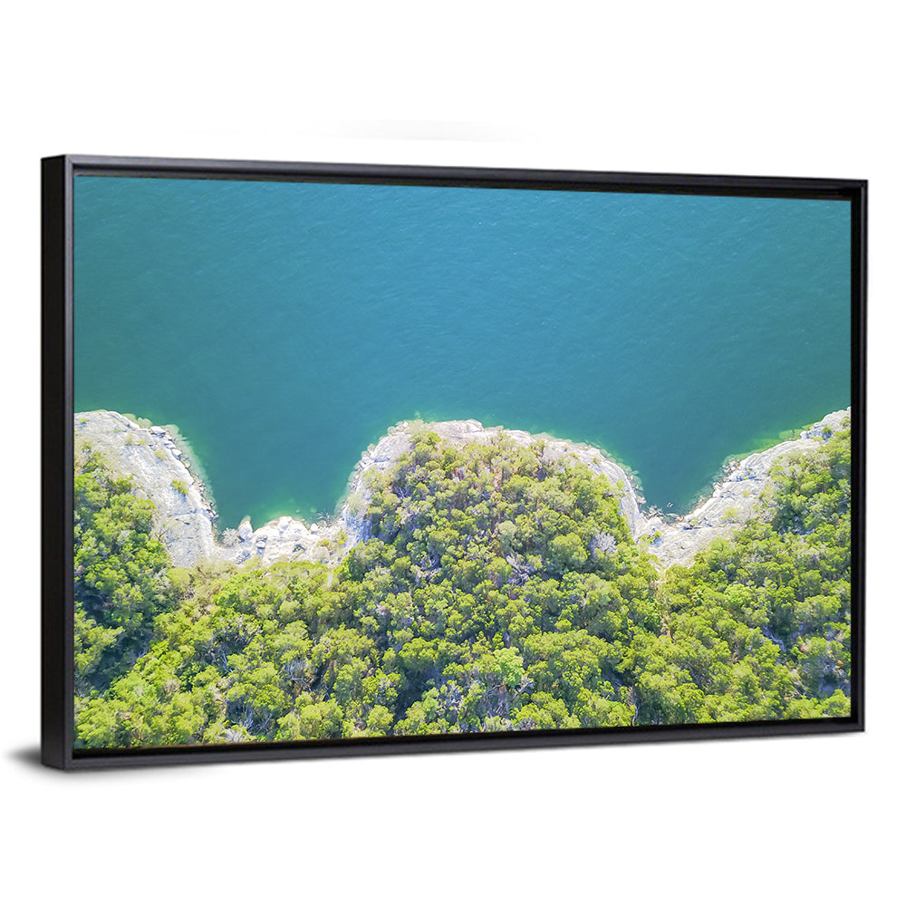 Lake Travis Shoreline Aerial Wall Art