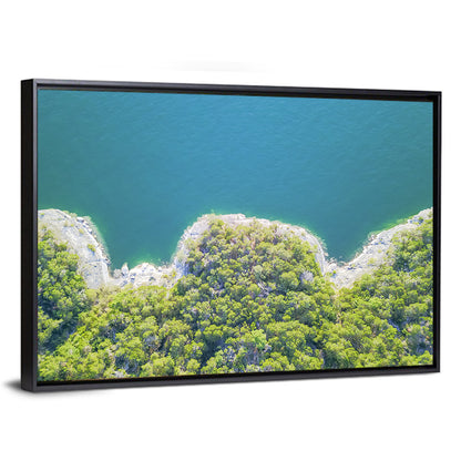 Lake Travis Shoreline Aerial Wall Art