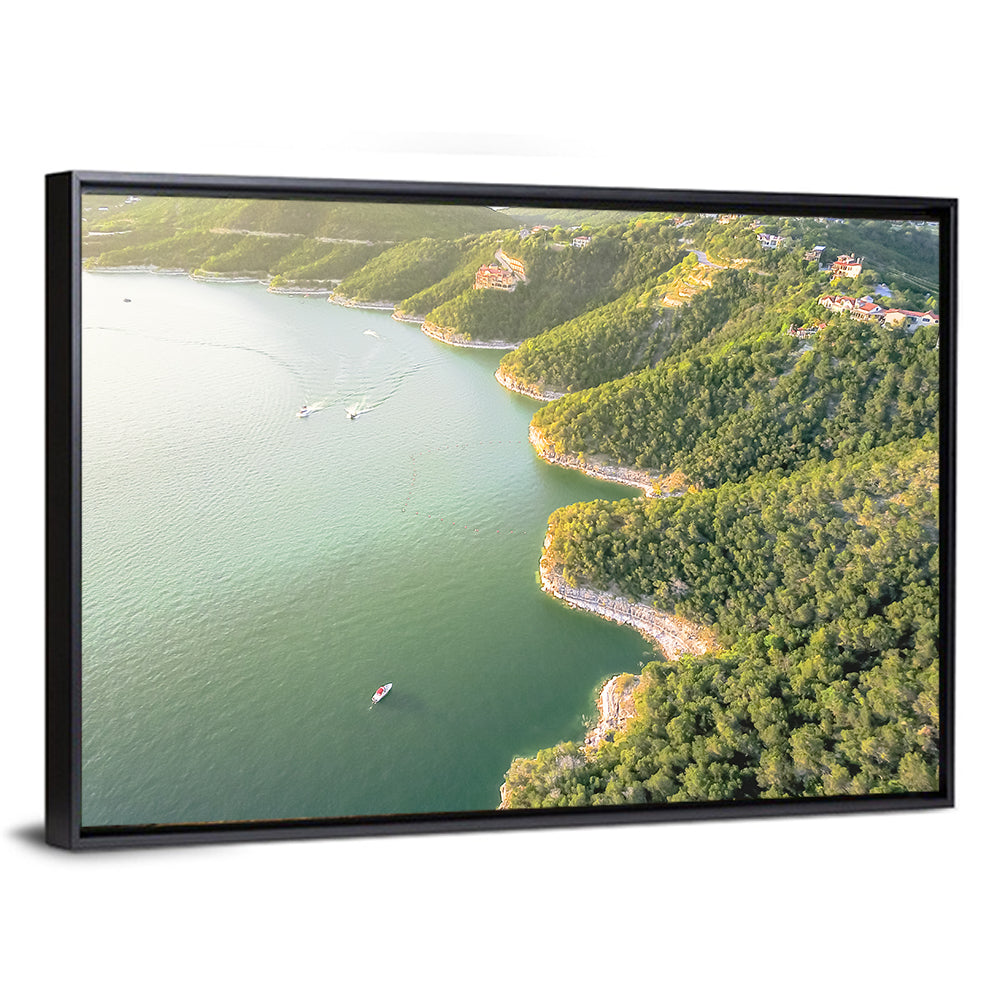 Lake Travis Aerial View Wall Art
