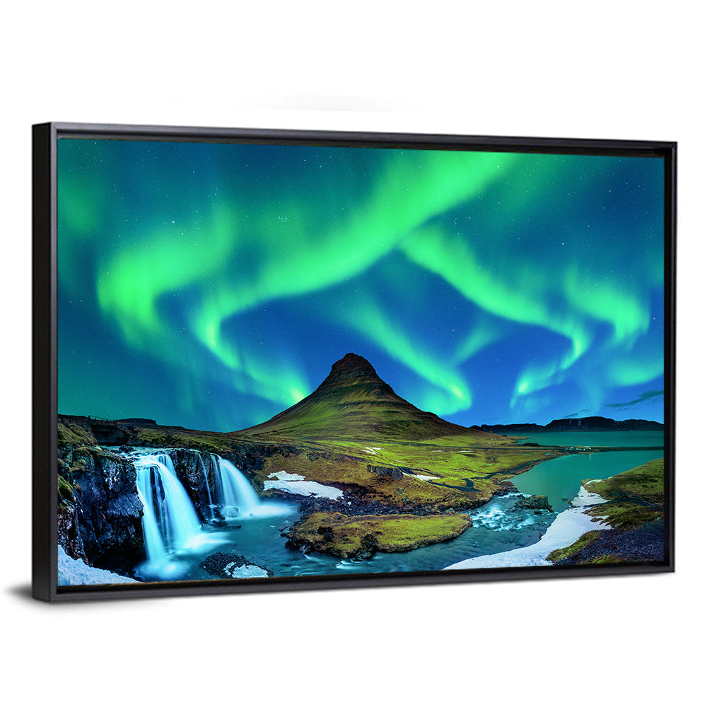 Kirkjufell Northern Lights Wall Art