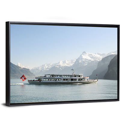 Lake Lucerne Passenger Boat Wall Art