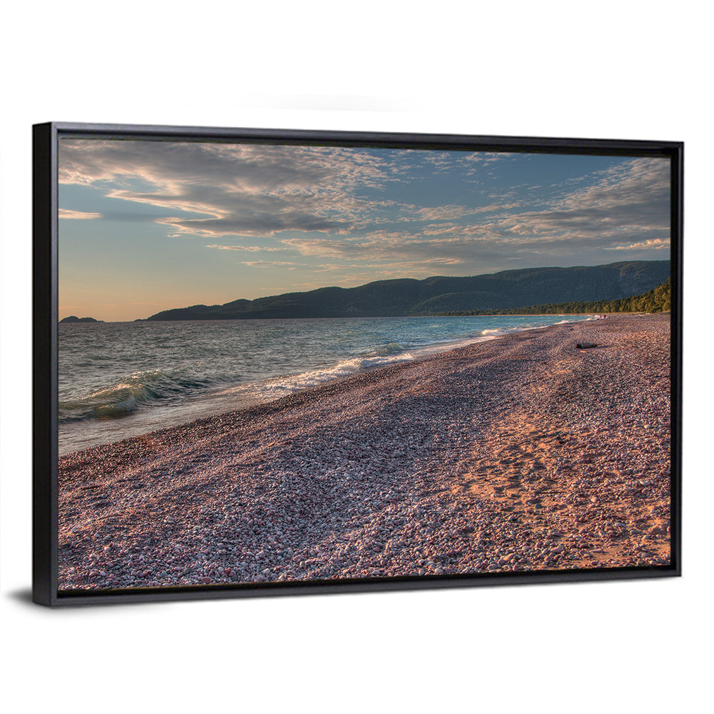 Lake Superior Pebble Beach Wall Art