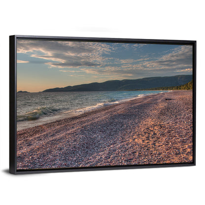 Lake Superior Pebble Beach Wall Art