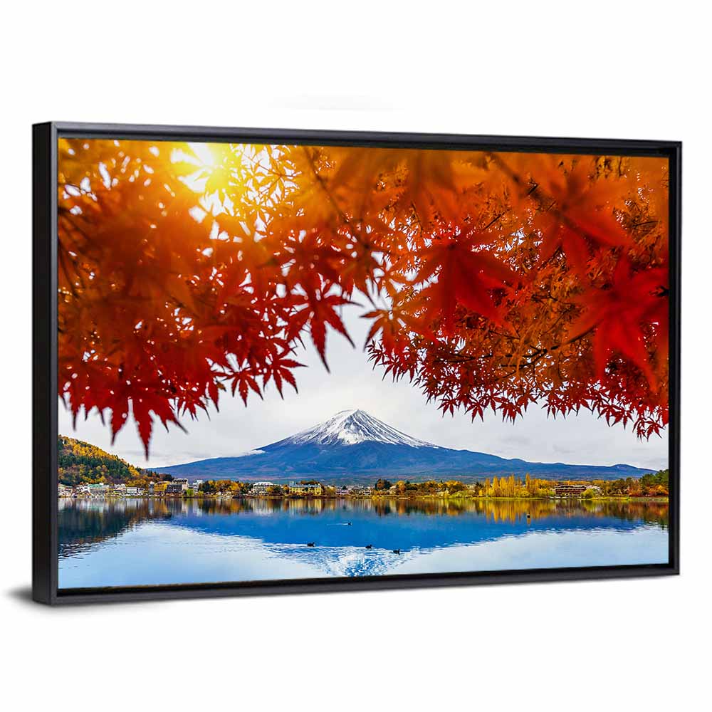 Mount Fuji Over Lake Kawaguchiko Wall Art