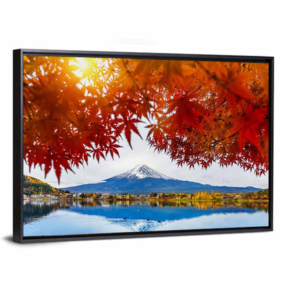 Mount Fuji Over Lake Kawaguchiko Wall Art