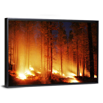 Forest Fire Wall Art