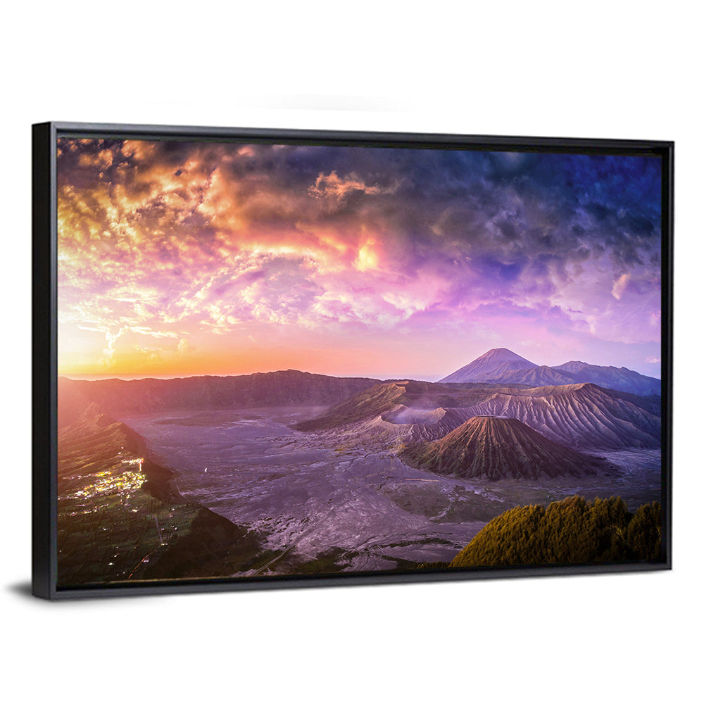 Mount Bromo Sunset View Wall Art