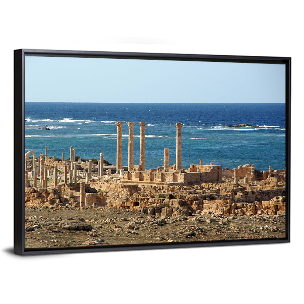 Leptis Magna Coastal Ruins Wall Art