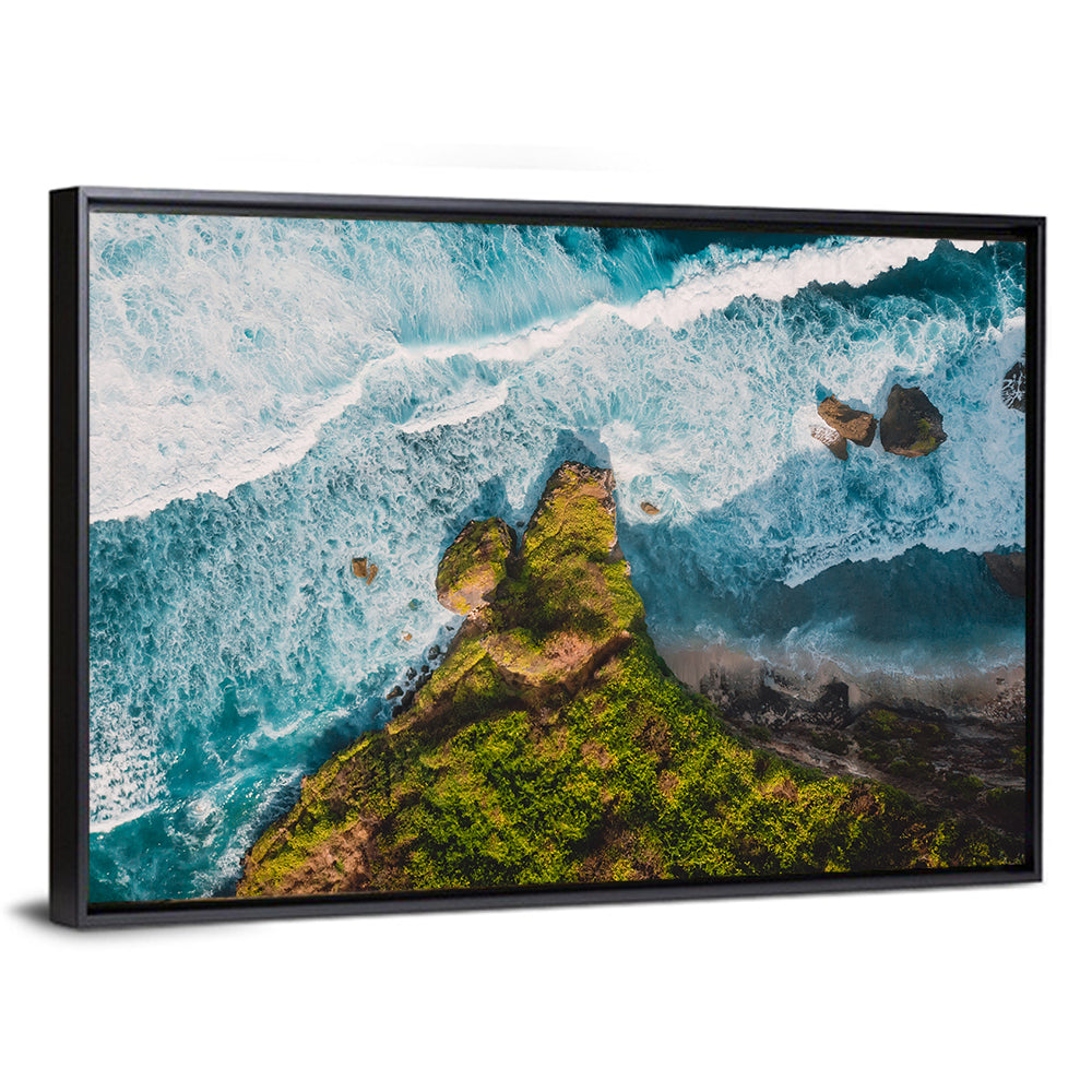 Bali Aerial Cliff View Wall Art