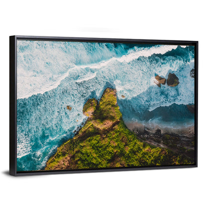Bali Aerial Cliff View Wall Art