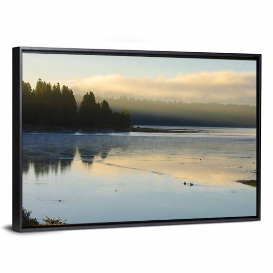 Misty Sunrise at Lake Almanor Wall Art
