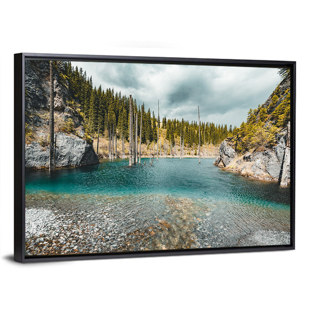 Sunken Forest at Kaindy Lake Wall Art