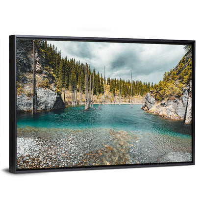 Sunken Forest at Kaindy Lake Wall Art