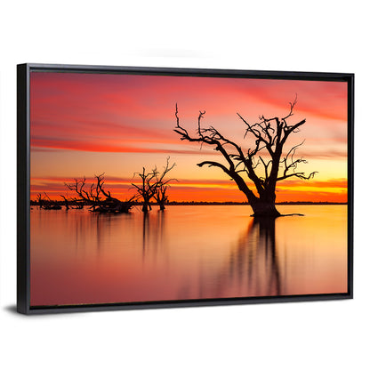 Lake Bonney Sunset Reflections Wall Art