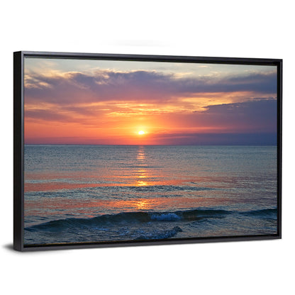 Lake Michigan Sunset Reflection Wall Art