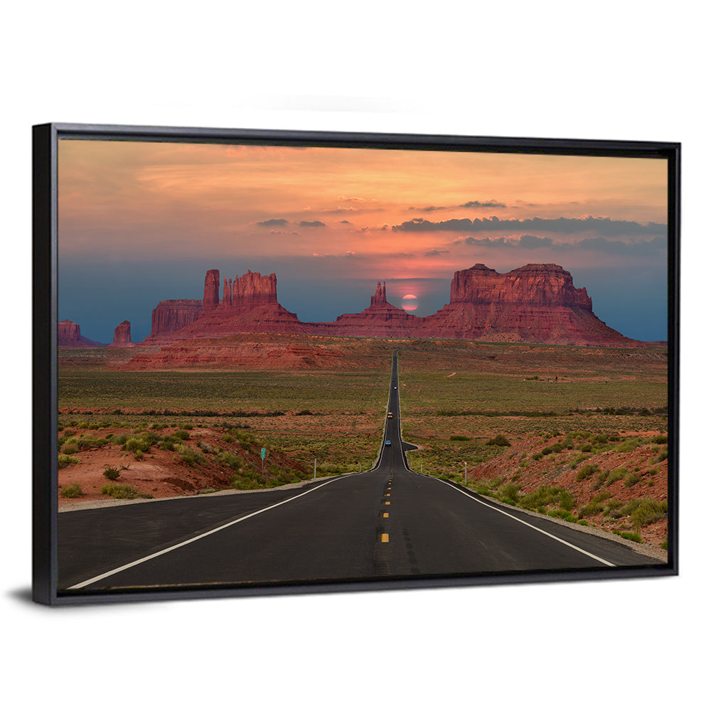 Tribal Park Monument Valley Sunset Wall Art