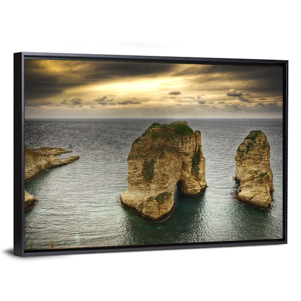 Pigeon Rocks, Raouché Wall Art