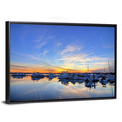 Marina at Golden Hour Wall Art