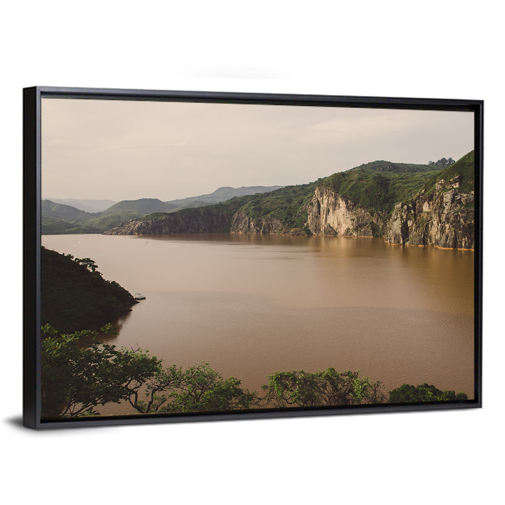 Lake Nyos Cliff View Wall Art