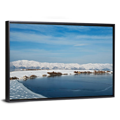 Lake Sevan Winter Landscape Wall Art