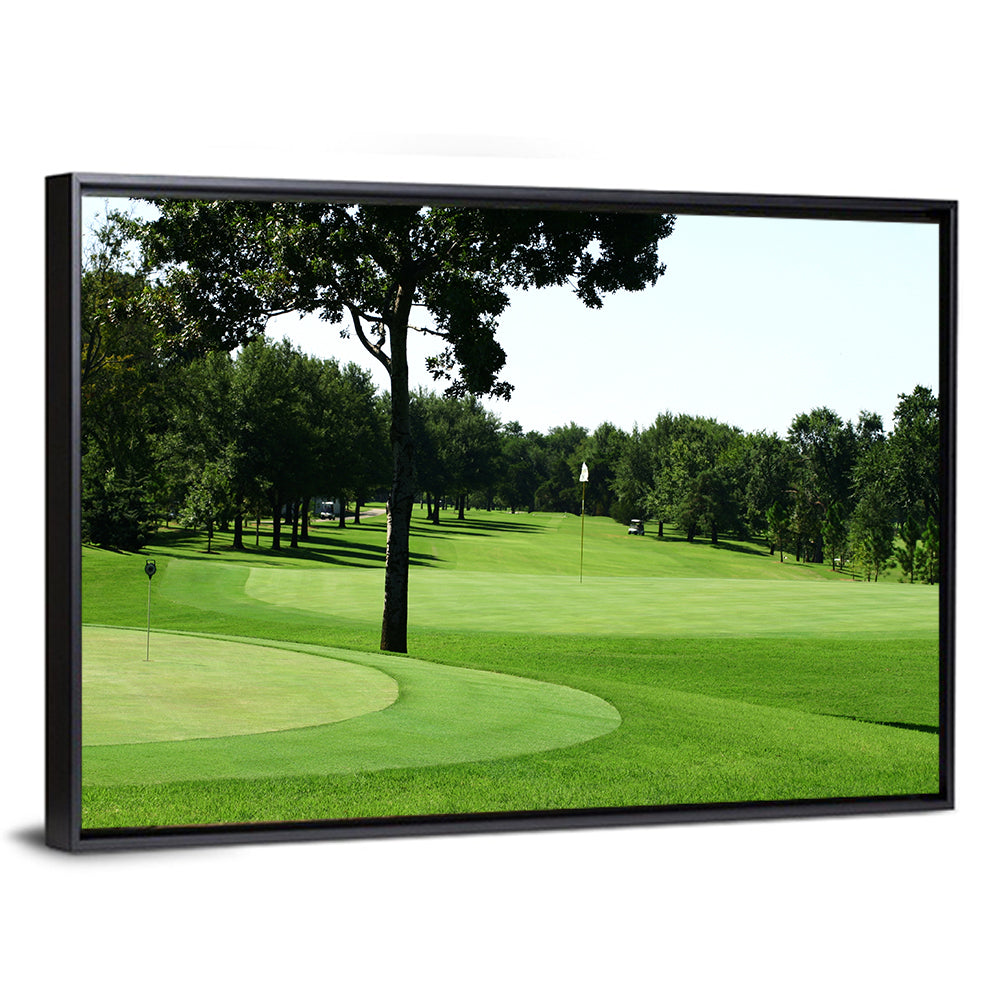 Oklahoma Golf Course Greens Wall Art