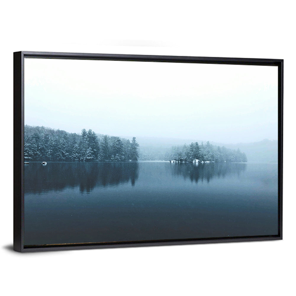Burr Pond Winter Reflection Wall Art
