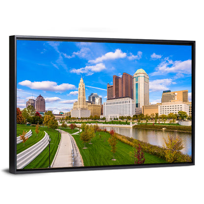 Columbus Skyline Wall Art