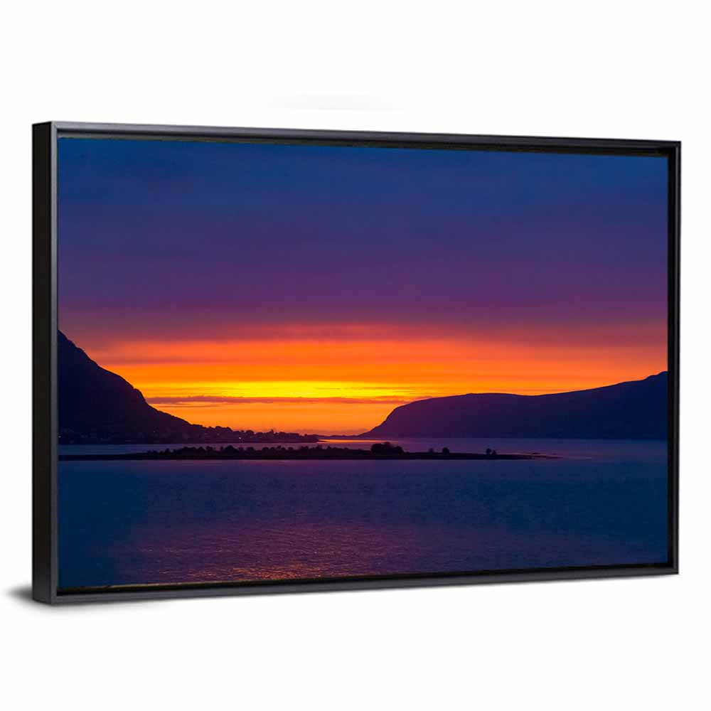 Norwegian Island Sunset Wall Art