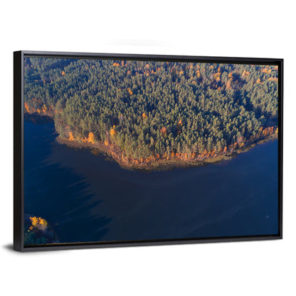 Lake Dolysets Aerial View Wall Art