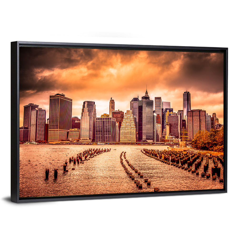 Lower Manhattan Financial District Wall Art