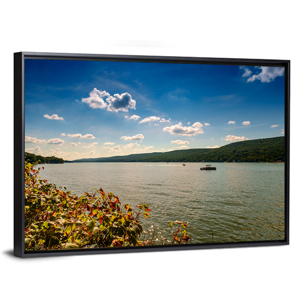 Greenwood Lake Autumn View Wall Art