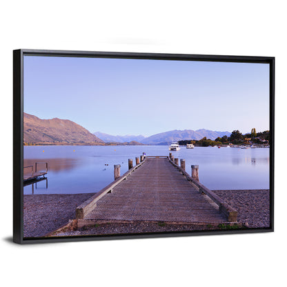 Wanaka Pier at Twilight Wall Art