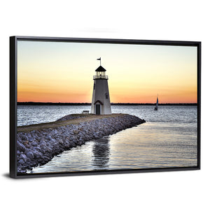 Lake Hefner Lighthouse Wall Art