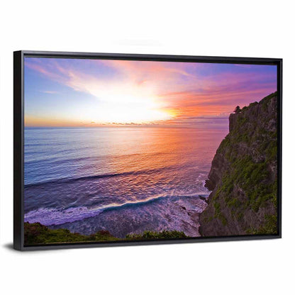 Uluwatu Temple Sunset Wall Art