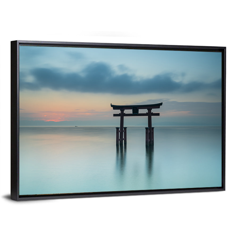 Itsukushima Torii at Dusk Wall Art