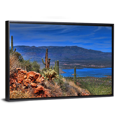 Roosevelt Lake Saguaro Vista Wall Art