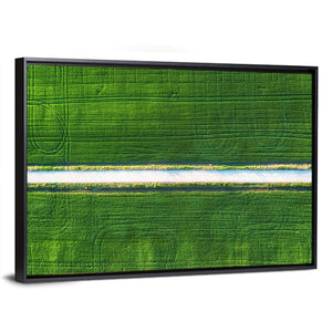 Farm Field Aerial Wall Art