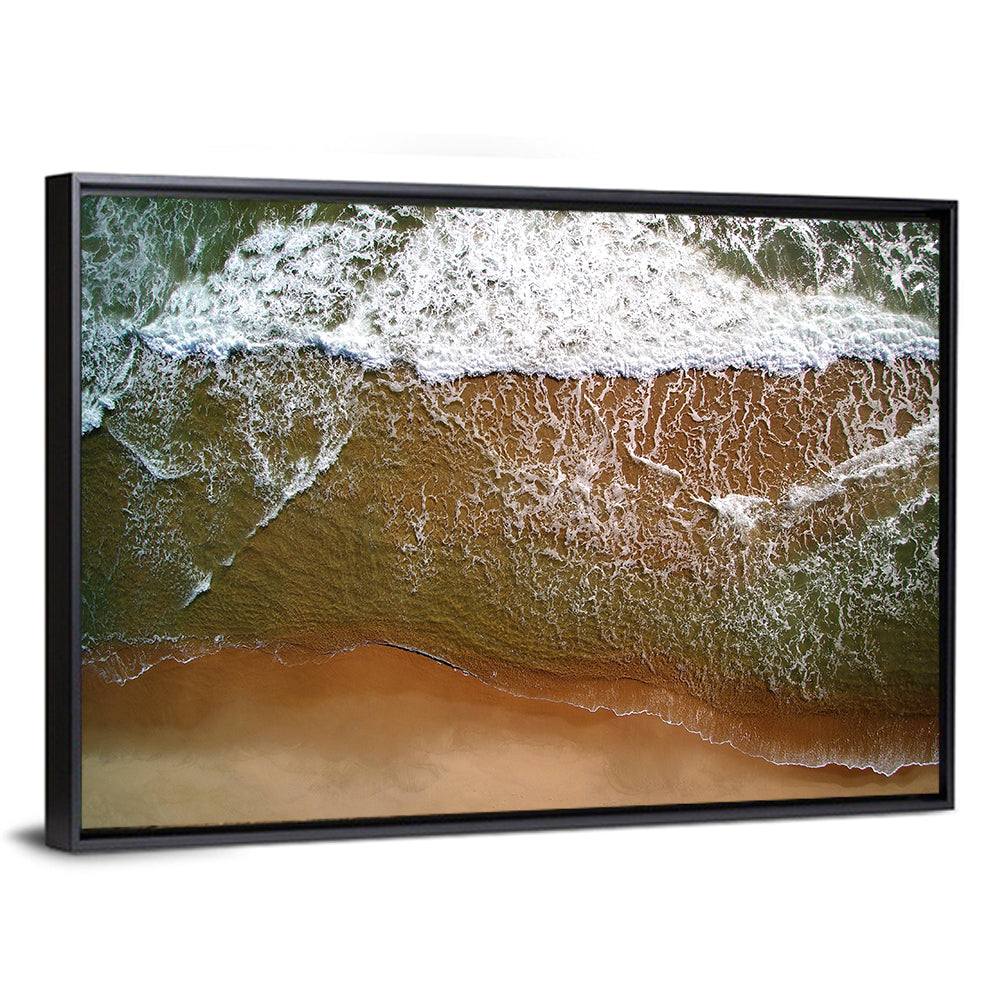 Misquamicut Beach Aerial View Wall Art