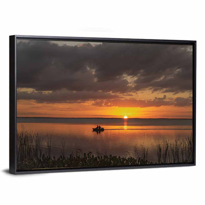 Lake Apopka Sunset Silhouette Wall Art