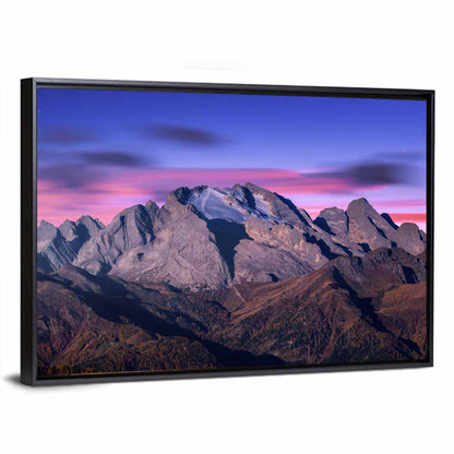 Marmolada Peak at Dusk Wall Art