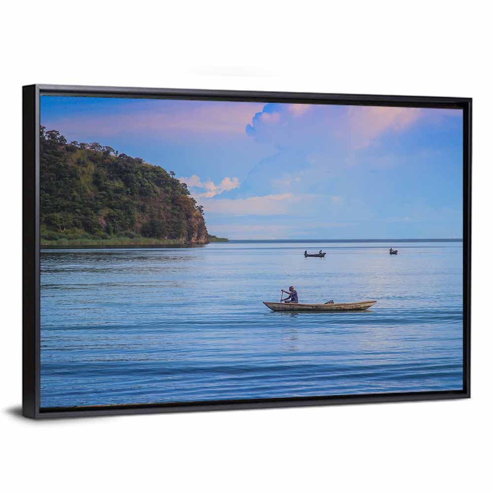 Wooden Boat on Lake Tanganyika Wall Art
