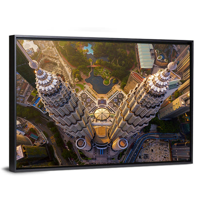 Petronas Twin Towers Kuala Lumpur Golden Hour Wall Art