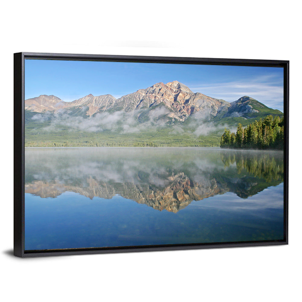 Pyramid Mountain Reflection Wall Art